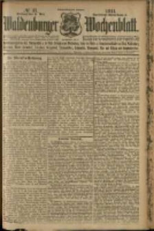 Waldenburger Wochenblatt, Jg. 57, 1911, nr 37