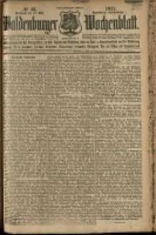 Waldenburger Wochenblatt, Jg. 57, 1911, nr 43
