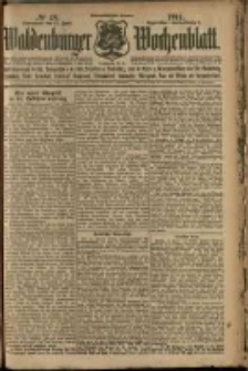 Waldenburger Wochenblatt, Jg. 57, 1911, nr 48