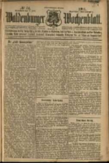 Waldenburger Wochenblatt, Jg. 57, 1911, nr 54