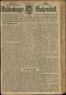 Waldenburger Wochenblatt, Jg. 57, 1911, nr 64