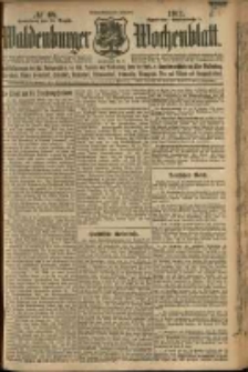 Waldenburger Wochenblatt, Jg. 57, 1911, nr 68