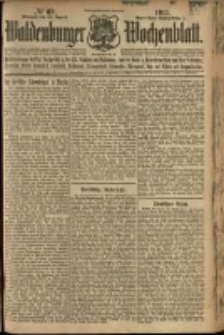 Waldenburger Wochenblatt, Jg. 57, 1911, nr 69