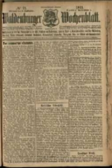 Waldenburger Wochenblatt, Jg. 57, 1911, nr 71