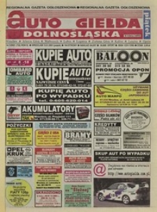 Auto Giełda Dolnośląska : regionalna gazeta ogłoszeniowa, 2001, nr 1 (732) [5.01]