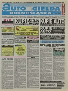 Auto Giełda Dolnośląska : regionalna gazeta ogłoszeniowa, 2001, nr 8 (739) [30.01]