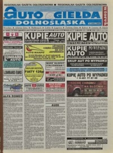 Auto Giełda Dolnośląska : regionalna gazeta ogłoszeniowa, 2001, nr 16 (747) [27.02]