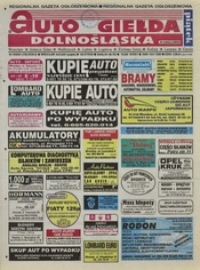 Auto Giełda Dolnośląska : regionalna gazeta ogłoszeniowa, 2001, nr 19 (750) [9.03]