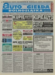 Auto Giełda Dolnośląska : regionalna gazeta ogłoszeniowa, 2001, nr 22 (753) [20.03]