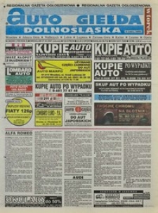 Auto Giełda Dolnośląska : regionalna gazeta ogłoszeniowa, 2001, nr 24 (755) [27.03]