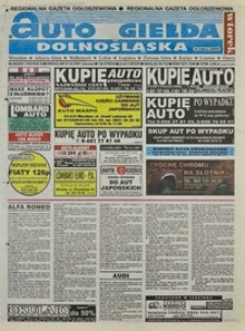 Auto Giełda Dolnośląska : regionalna gazeta ogłoszeniowa, 2001, nr 24 (755) [27.03]