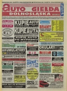 Auto Giełda Dolnośląska : regionalna gazeta ogłoszeniowa, 2001, nr 35 (764) [4.05]