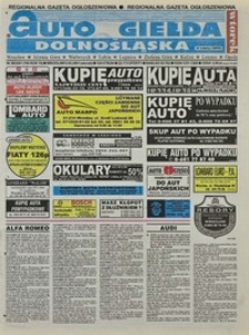 Auto Giełda Dolnośląska : regionalna gazeta ogłoszeniowa, 2001, nr 36 (765) [8.05]