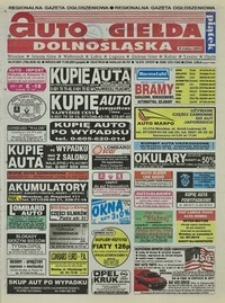 Auto Giełda Dolnośląska : regionalna gazeta ogłoszeniowa, 2001, nr 37 (766) [11.05]