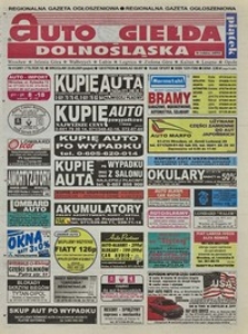 Auto Giełda Dolnośląska : regionalna gazeta ogłoszeniowa, 2001, nr 41 (770) [25.05]