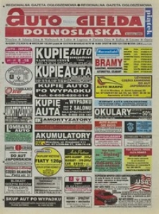 Auto Giełda Dolnośląska : regionalna gazeta ogłoszeniowa, 2001, nr 43 (772) [1.06]