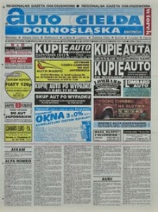 Auto Giełda Dolnośląska : regionalna gazeta ogłoszeniowa, 2001, nr 50 (779) [26.06]