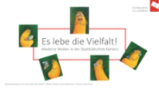 Es lebe die Vielfalt : Moderne Medien in der Stadtbibliothek Kamenz - prezentacja [Dokument elektroniczny]