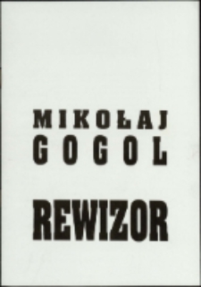 Rewizor - program [Dokument życia społecznego]