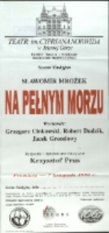 Na pełnym morzu - afisz premierowy [Dokument życia społecznego]