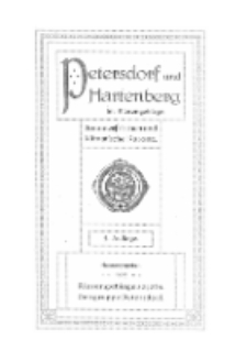Petersdorf und Hartenberg im Riesengebirge. Sommerfrischen und klimatische Kurorte [Dokument elektroniczny]