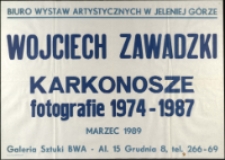 Wojciech Zawadzki. Karkonosze. Fotografie 1974-1987 - afisz [Dokumenty życia społecznego]