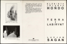 Elżbieta Jolanta Hońdo, Lucjan Sagan. Terra i Labirynt - folder [Dokumenty życia społecznego]