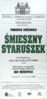 Śmieszny staruszek - afisz premierowy [Dokument życia społecznego]