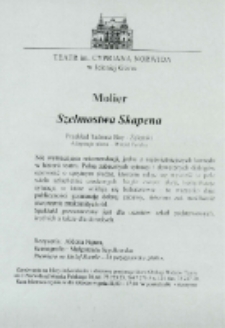 Szelmostwa Skapena - ulotka [Dokument życia społecznego]