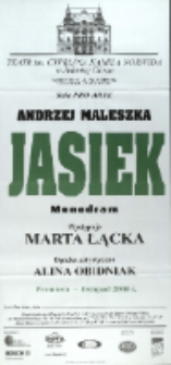 Jasiek - afisz premierowy [Dokument życia społecznego]