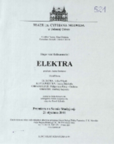 Elektra - ulotka 2 [Dokument życia społecznego]