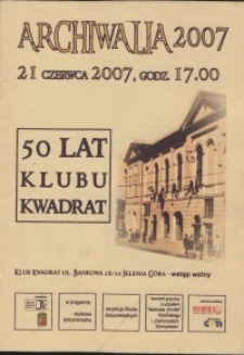 50 lat Klubu "Kwadrat"