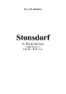 Stonsdorf im Riesengebirge in Radierungen [Dokument elektroniczny]