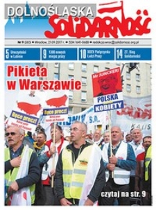 Dolnośląska Solidarność, 2017, nr 9 (385)