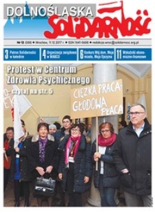 Dolnośląska Solidarność, 2017, nr 12 (388)