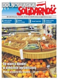 Dolnośląska Solidarność, 2018, nr 1 (389)