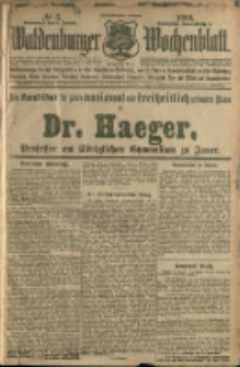 Waldenburger Wochenblatt, Jg. 58, 1912, nr 2