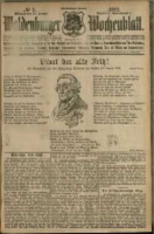 Waldenburger Wochenblatt, Jg. 58, 1912, nr 7