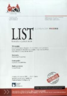 List : komedia w jednym akcie - plakat [Dokument życia społecznego]