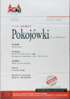 Pokojówki - afisz [Dokument życia społecznego]