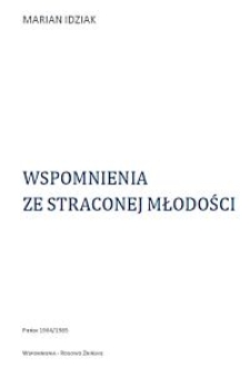Wspomnienia ze straconej młodości [Dokument elektroniczny]