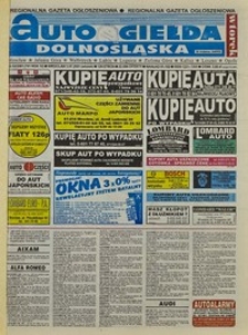 Auto Giełda Dolnośląska : regionalna gazeta ogłoszeniowa, 2001, nr 52 (781) [3.07]