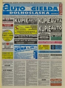 Auto Giełda Dolnośląska : regionalna gazeta ogłoszeniowa, 2001, nr 52 (781) [3.07]