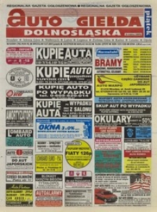 Auto Giełda Dolnośląska : regionalna gazeta ogłoszeniowa, 2001, nr 53 (782) [6.07]