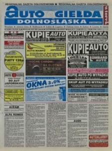 Auto Giełda Dolnośląska : regionalna gazeta ogłoszeniowa, 2001, nr 54 (783) [10.07]