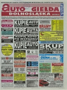 Auto Giełda Dolnośląska : regionalna gazeta ogłoszeniowa, 2001, nr 59 (788) [27.07]