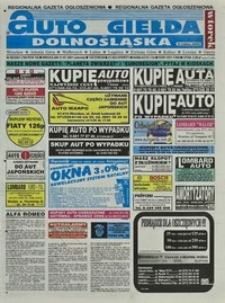 Auto Giełda Dolnośląska : regionalna gazeta ogłoszeniowa, 2001, nr 60 (789) [31.07]