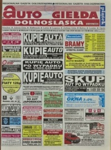 Auto Giełda Dolnośląska : regionalna gazeta ogłoszeniowa, 2001, nr 69 (798) [31.08]