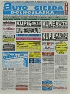 Auto Giełda Dolnośląska : regionalna gazeta ogłoszeniowa, 2001, nr 72 (801) [11.09]