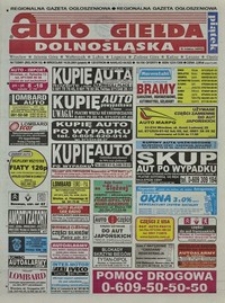 Auto Giełda Dolnośląska : regionalna gazeta ogłoszeniowa, 2001, nr 73 (802) [14.09]